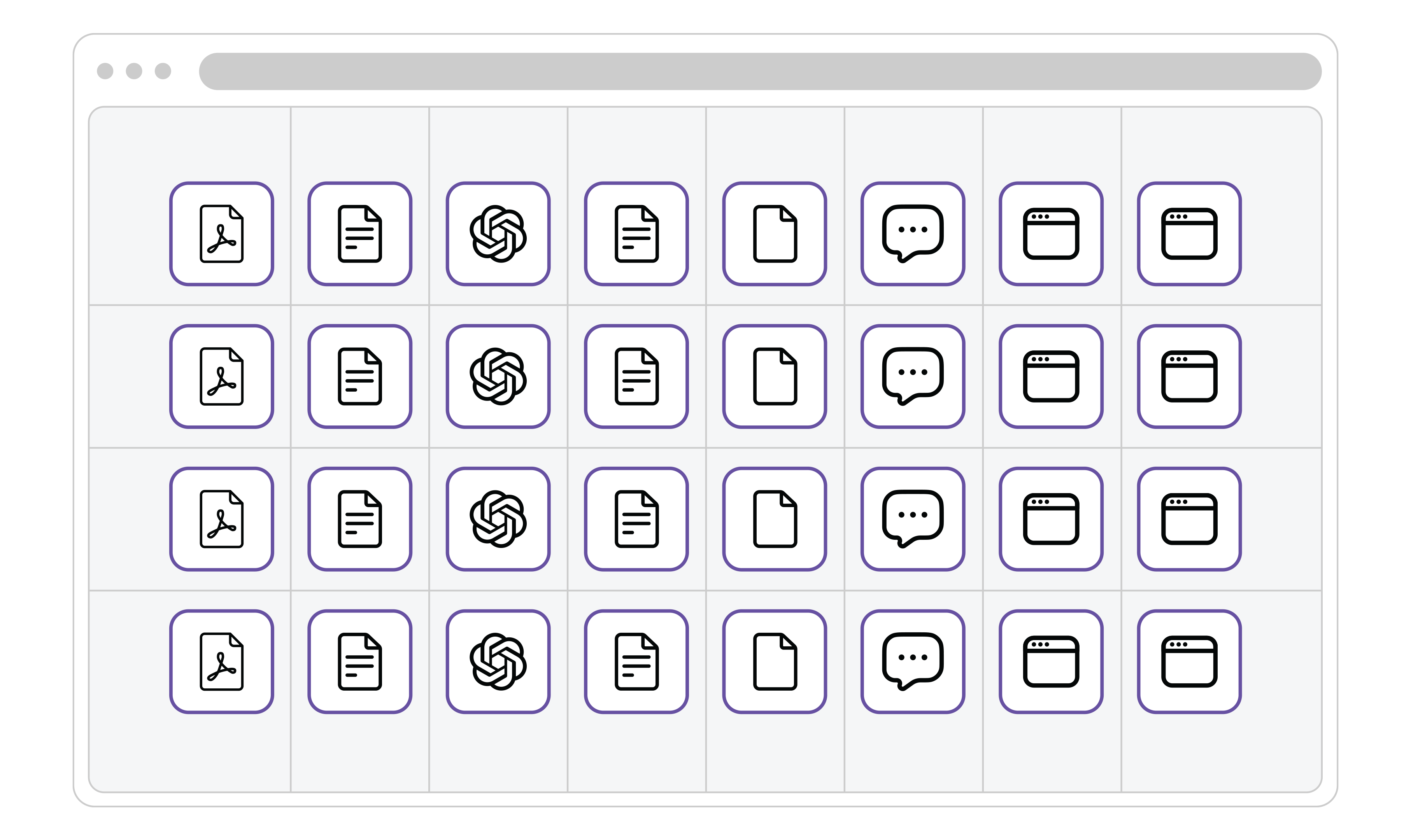 myNeutron Knowledge Base Interface showing organized AI content